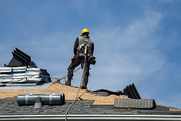 Professional Flat Roof Repair technician working in Murdock, FL